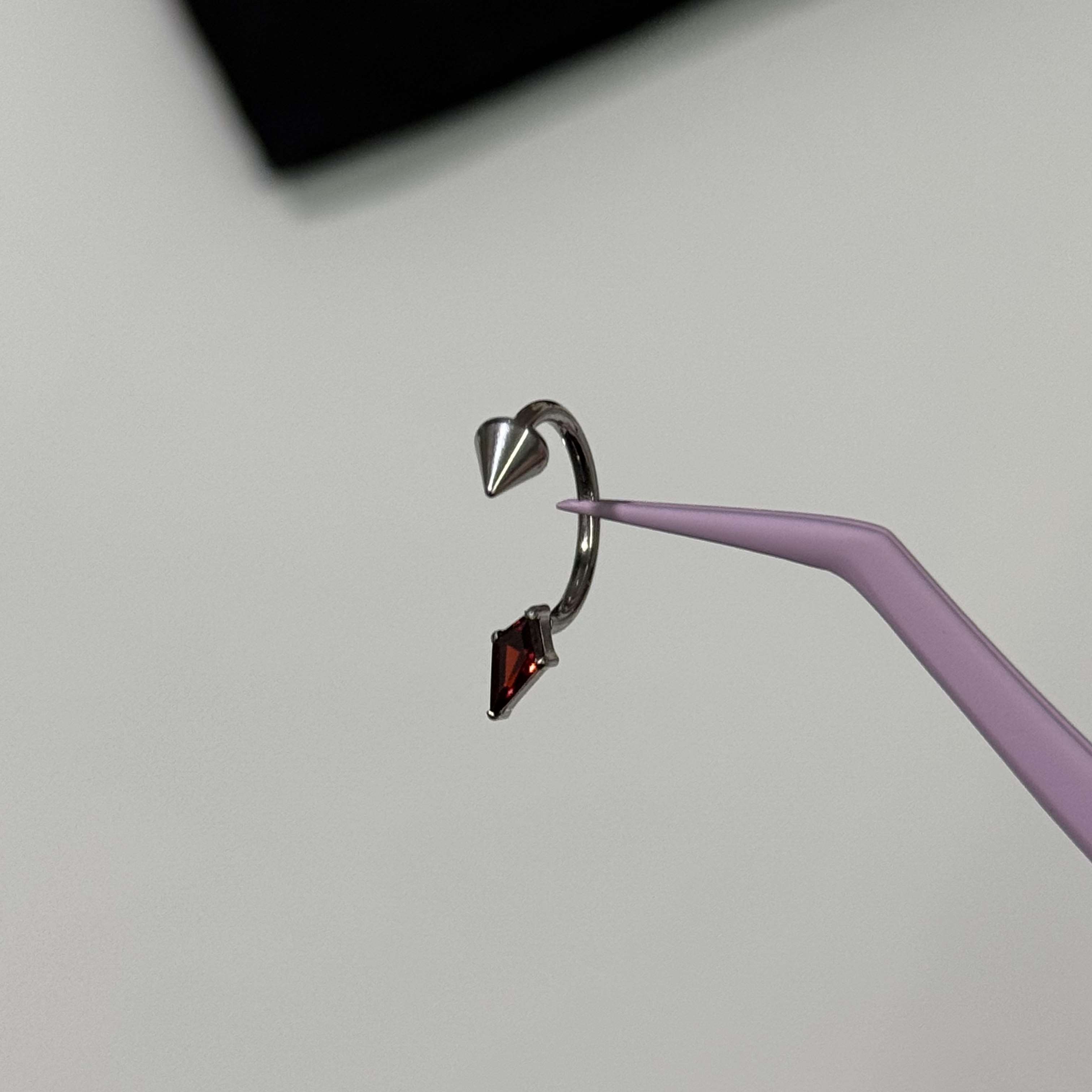 唇环钛合金马蹄环耳骨环耳环M0.9牙口内螺旋CZQY 10070,饰品/流行首饰/时尚饰品新,唇环/唇钉,淘宝优惠券,粉丝福利购,淘宝优惠卷