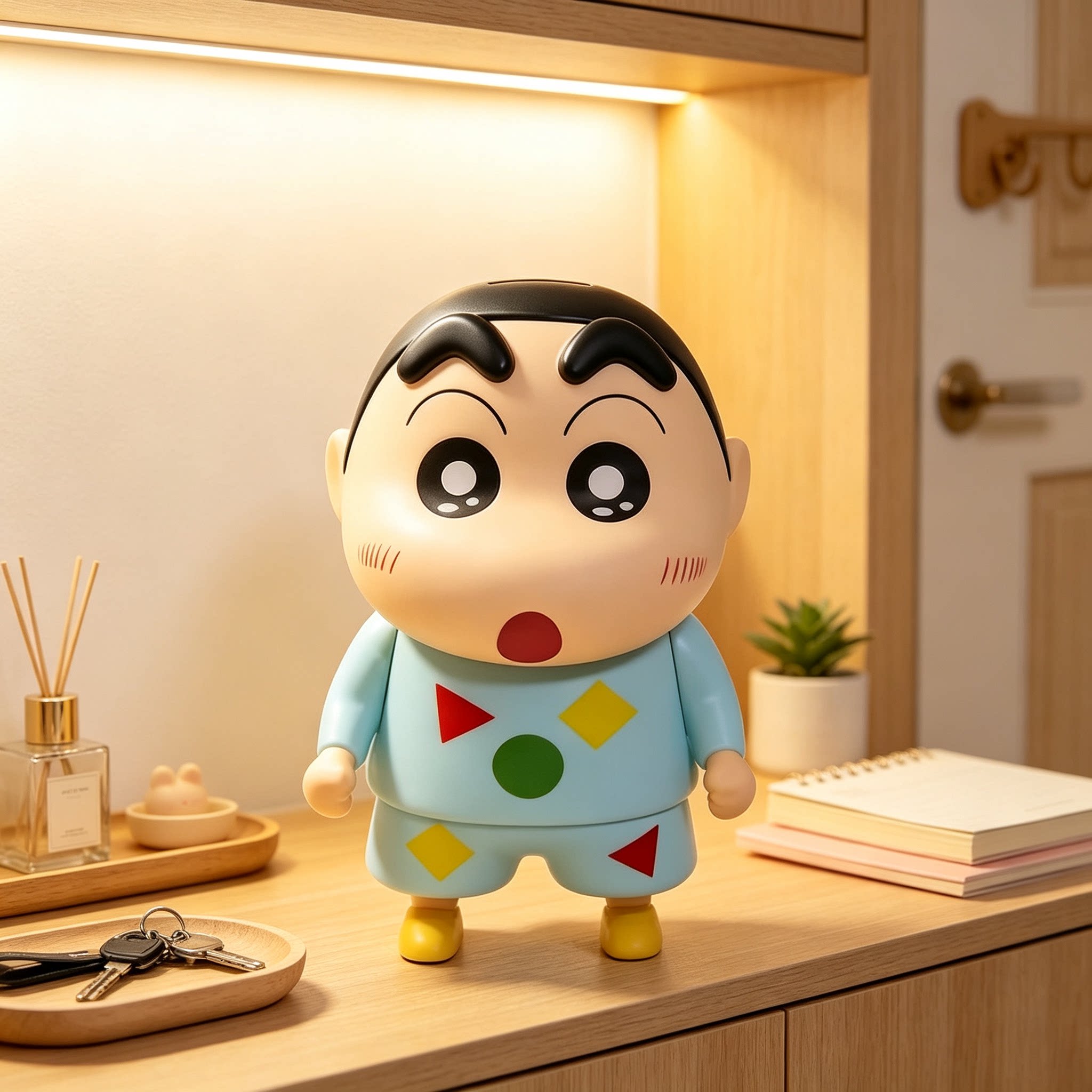 彩盒装小新存钱罐摆件卡通可爱图片