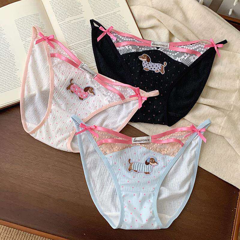 卡通风少女可爱棉质内裤抗