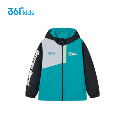 361°童装男童两面穿外套2024春季新款中大童运动上衣2601