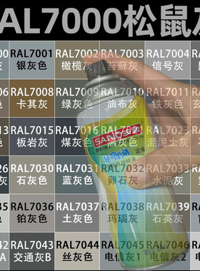 三和手摇自动喷漆RAL7000松鼠灰色7001/7004信号灰设备翻新防锈漆
