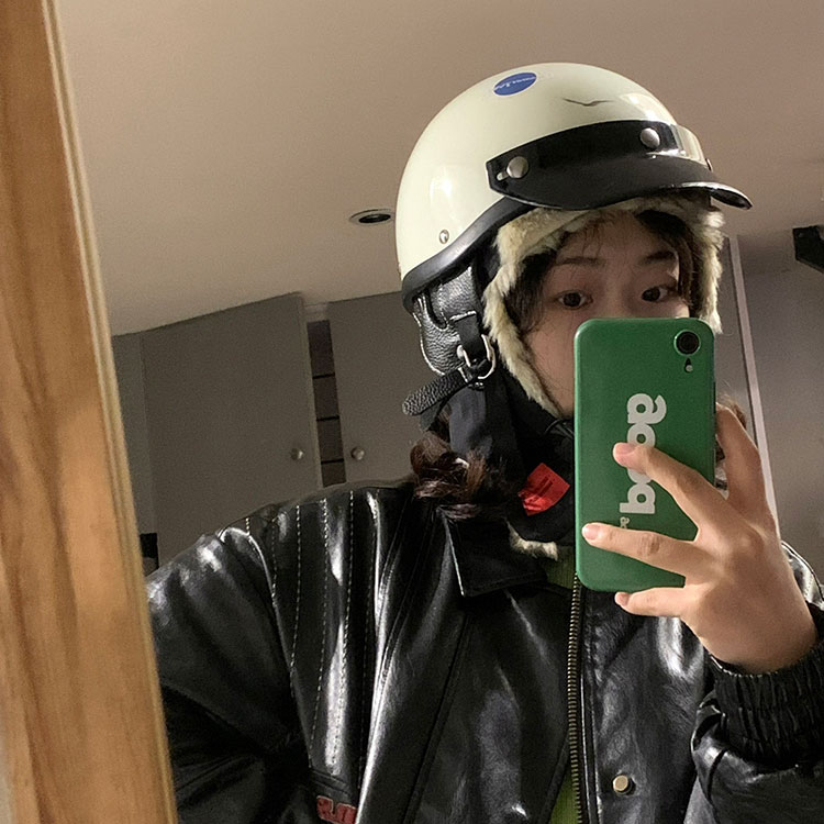 骑行头盔内衬帽冬季自行车电动车摩托车防风帽护耳款加绒加厚保暖