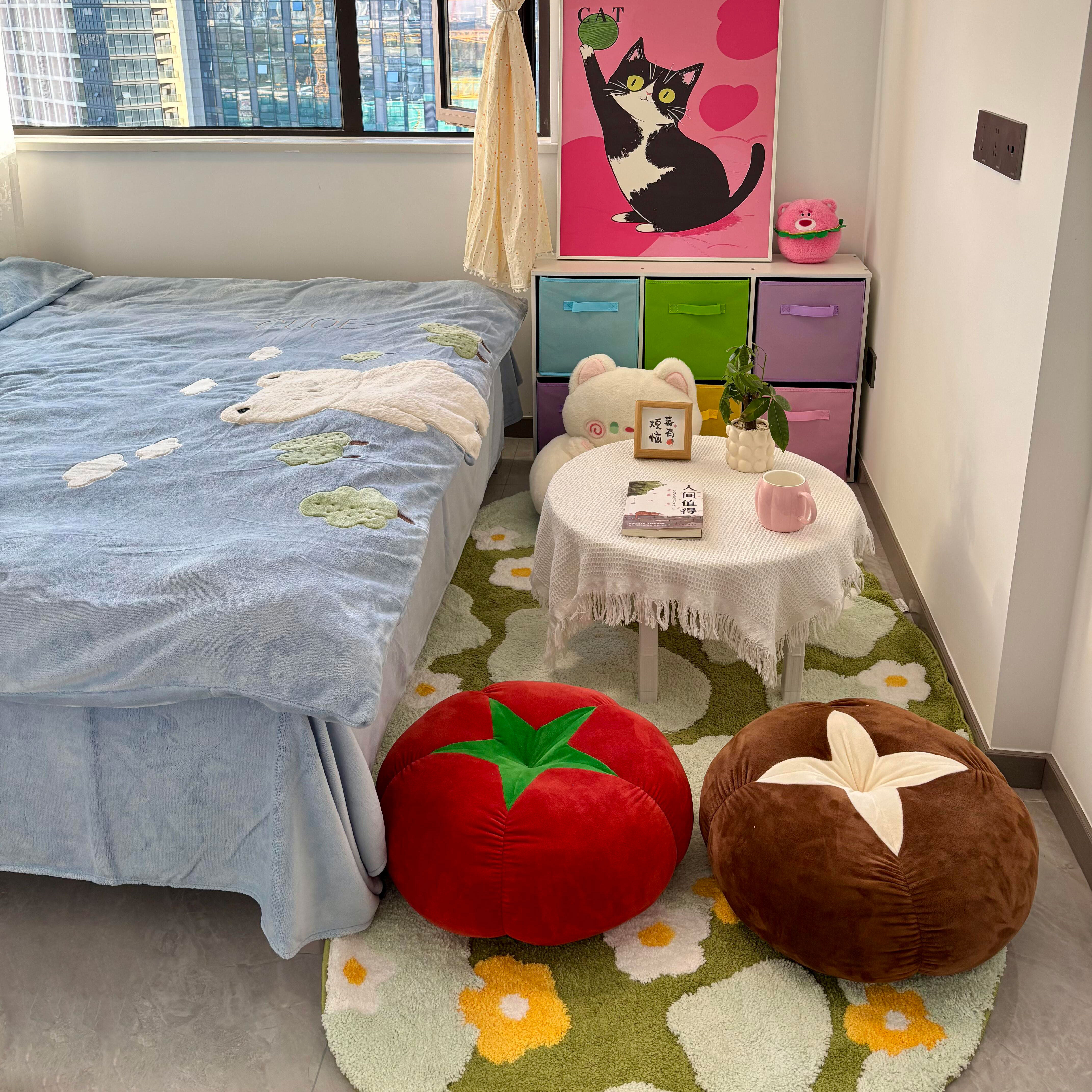 Oh！一颗番茄~~卧室抱枕蒲团