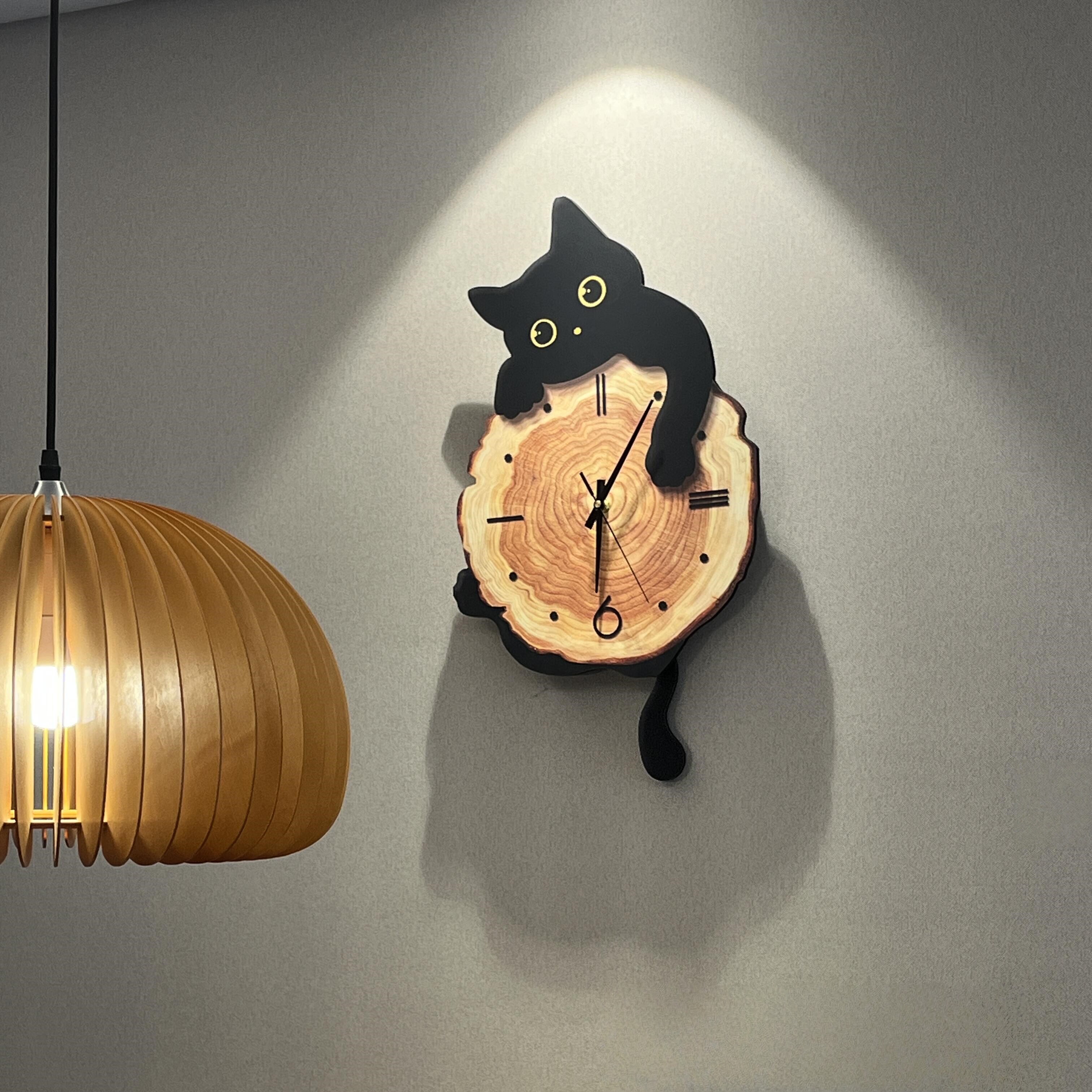 可可爱爱小猫咪挂钟～