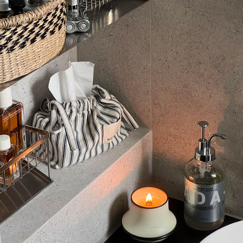 新家的治愈系洗漱台收纳