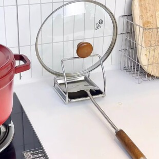 锅铲架不锈钢锅盖架厨房台面菜板锅盖置物架2025新款放锅盖的架子