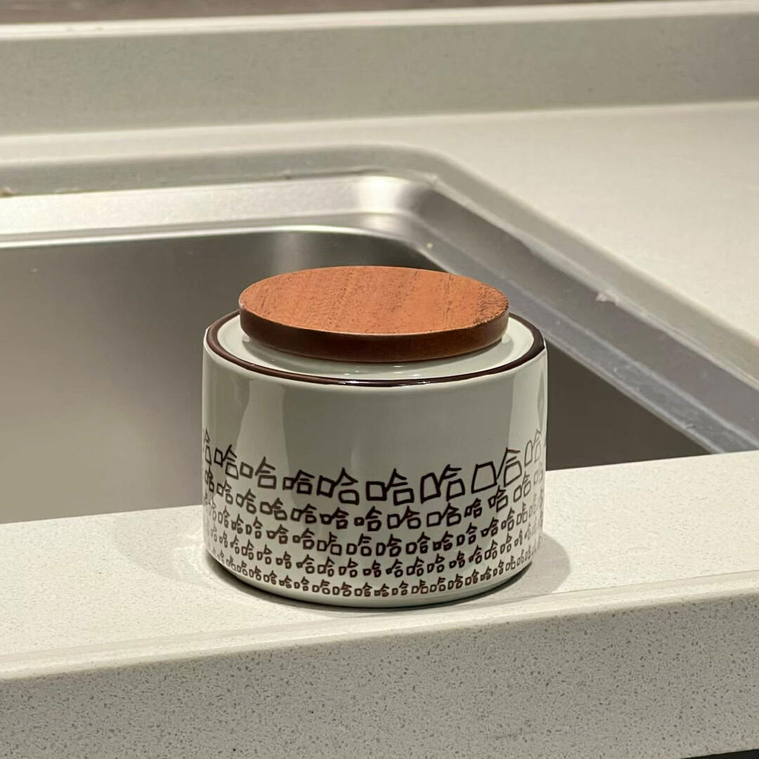 9m!我新买的密封罐会笑耶....