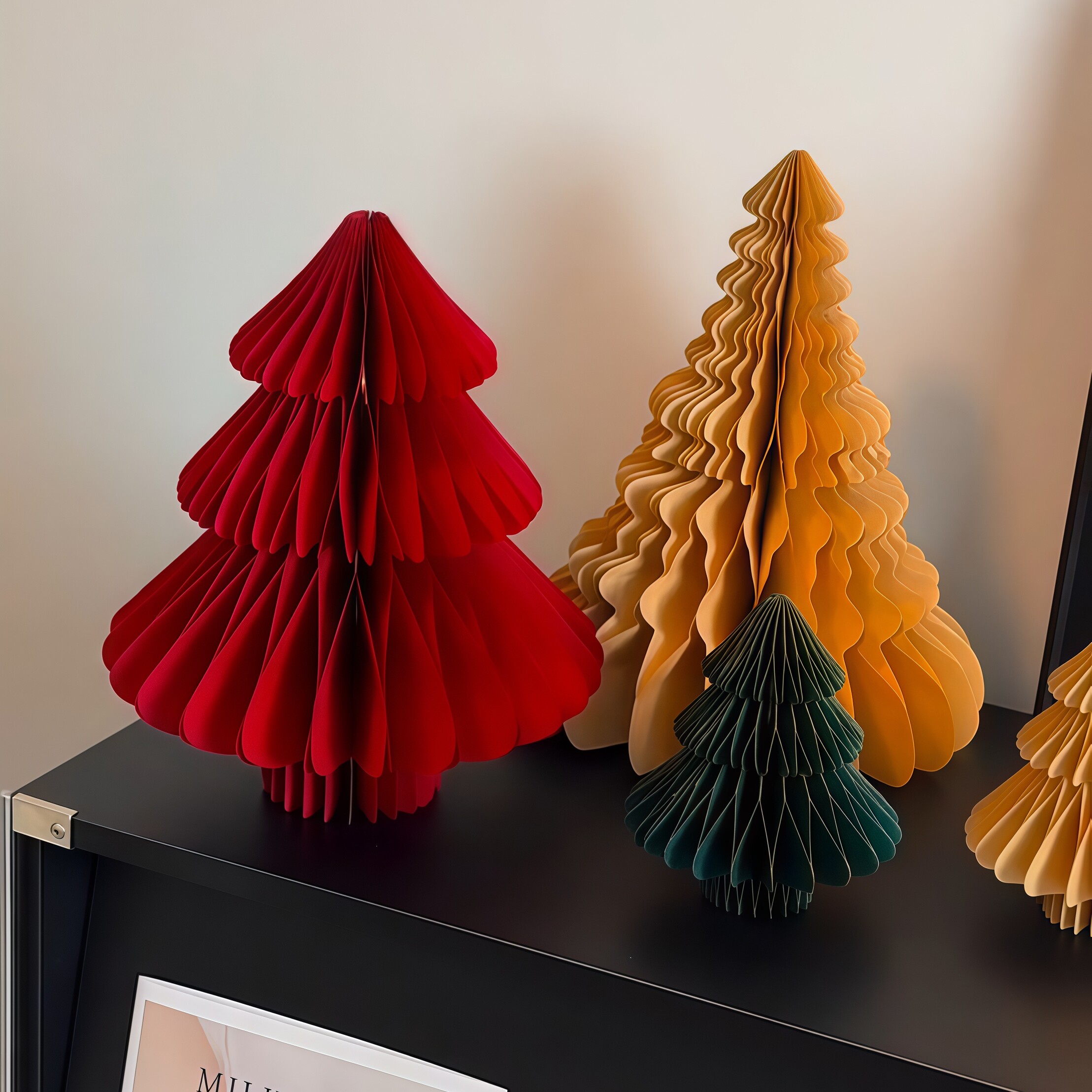 好漂亮的圣诞装饰摆件啊！