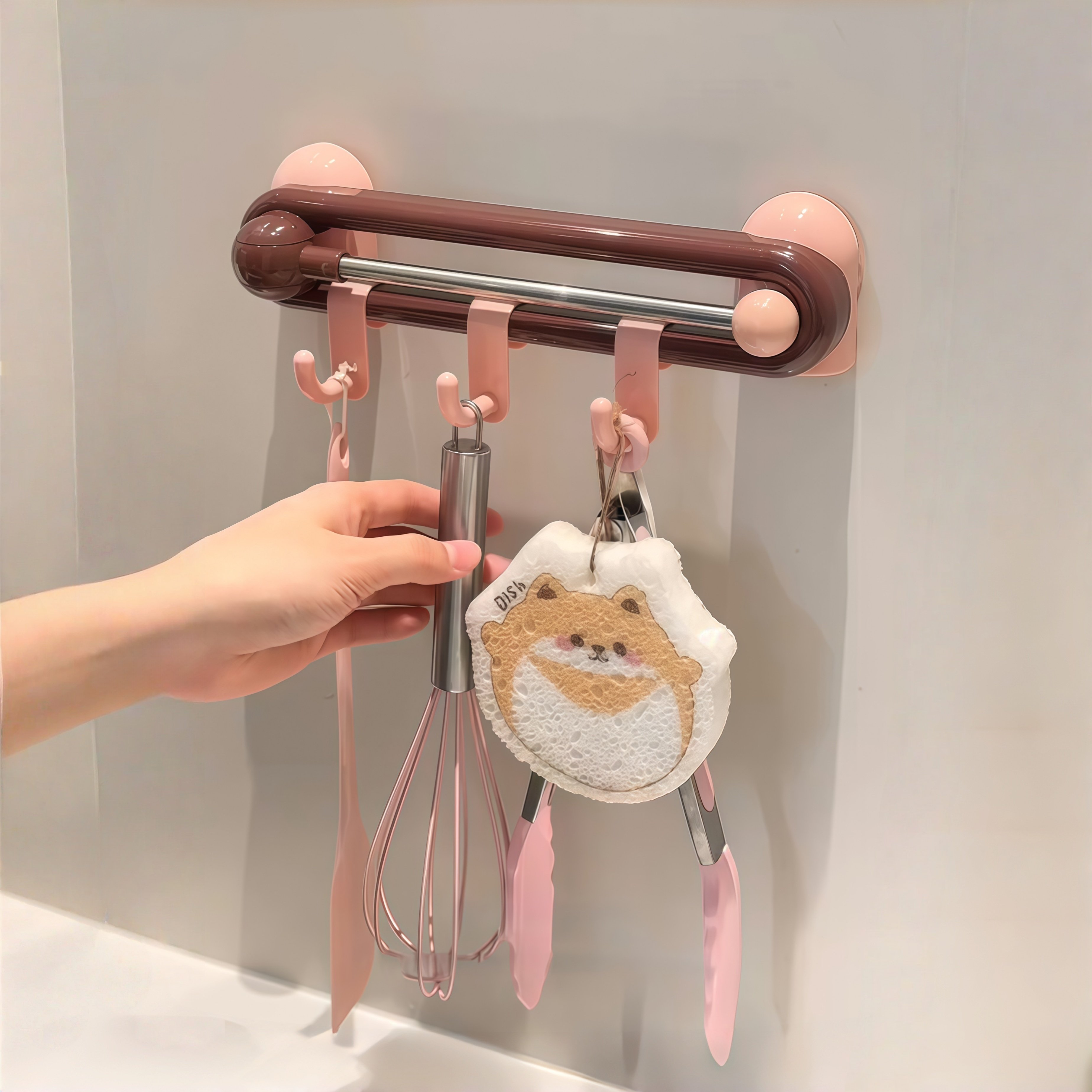 厨房沥水抹布架免打孔洗碗海绵沥水架台面置物架收纳架多功能新款,厨房/烹饪用具,厨房墙壁置物架/厨房墙壁挂架,淘宝优惠券,粉丝福利购,淘宝优惠卷