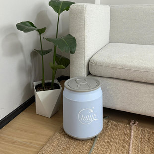 垃圾桶高颜值ins风垃圾篓客厅卧室家用2025新款大容量带盖可移动