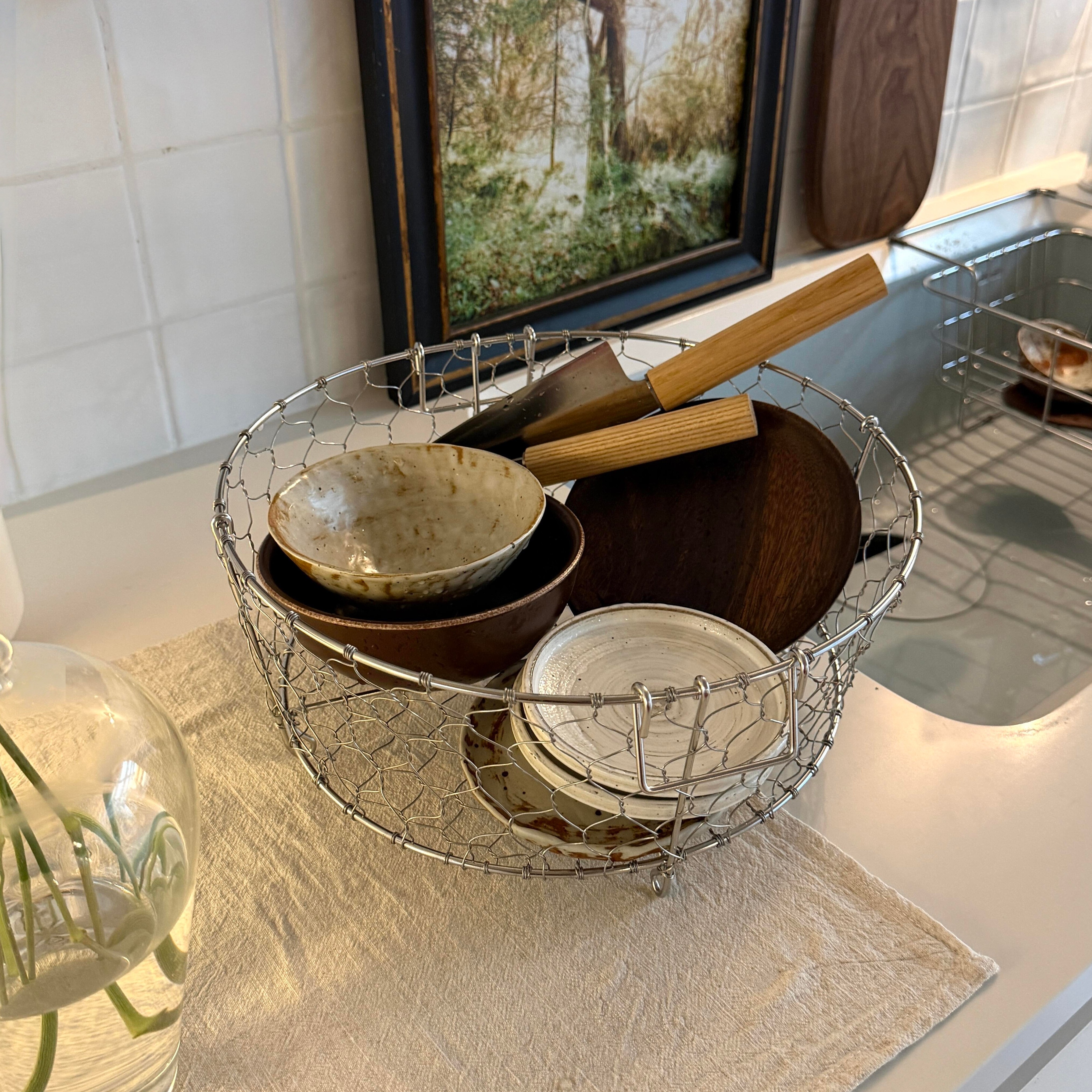 碗筷沥水篮厨房沥水篮桌面收纳篮洗不锈钢收纳筐高颜值简约新款,餐饮具,洗菜盆/沥水篮/漏水筛,淘宝优惠券,粉丝福利购,淘宝优惠卷