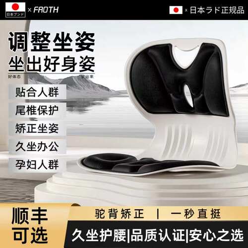 日本护腰坐垫腰靠垫靠背一体久坐