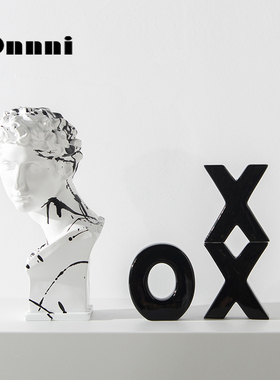 速发装饰件荐 XO型陶瓷小摆样简约家居客厅推板间售楼处餐厅工艺