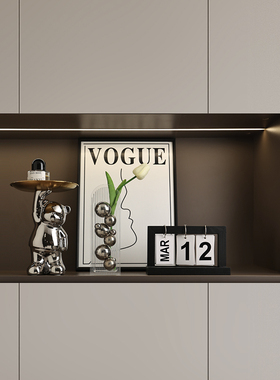 速发简约轻奢工关摆件进门口客厅软装饰品餐柜酒柜高档礼纳玄艺收