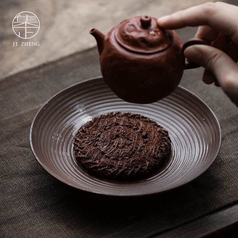 现货速发MR3L集正 手工老棕垫养壶垫 茶具茶道配件茶杯垫棕麻编织