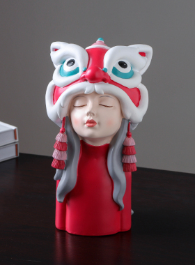 速发术面创意人物造型摆件办公室桌艺可爱客厅