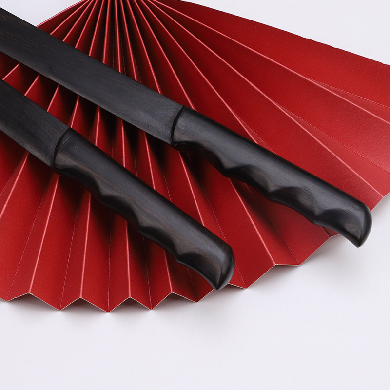 速发宣纸专用裁纸刀复古裁纸刀高档手工黑檀木书画裁宣纸刀