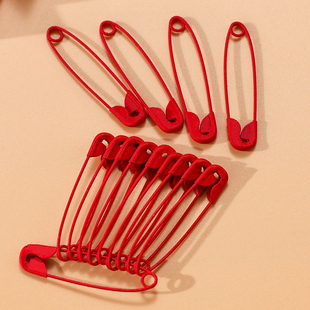 速发红色别针结婚衣娘胸花包安皮袱全别针固定新服用婚庆婚礼用品