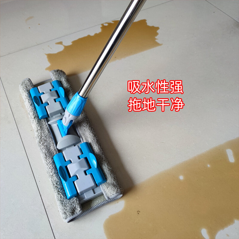 现货速发MG36拖把夹固式拖布家用懒人干湿两用瓷砖木地板吸水墩布