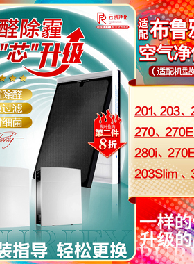 适配Blueair布鲁雅尔空气净化器过滤网280i 303 380if 270ESl滤芯