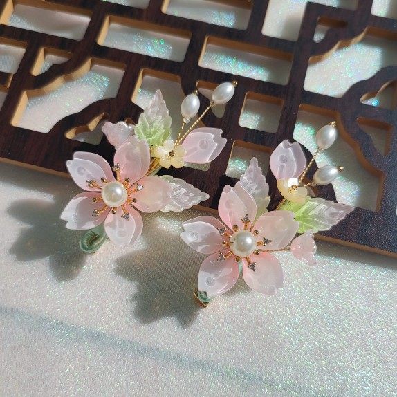 汉服头饰女古风甜美仙气发夹原创手工发饰琉璃仿珍珠儿童对夹一对,饰品/流行首饰/时尚饰品新,发饰,淘宝优惠券,粉丝福利购,淘宝优惠卷