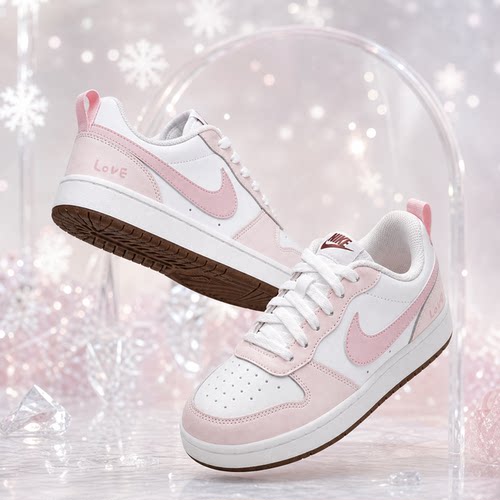 NikeCourtBorough小空军板鞋女