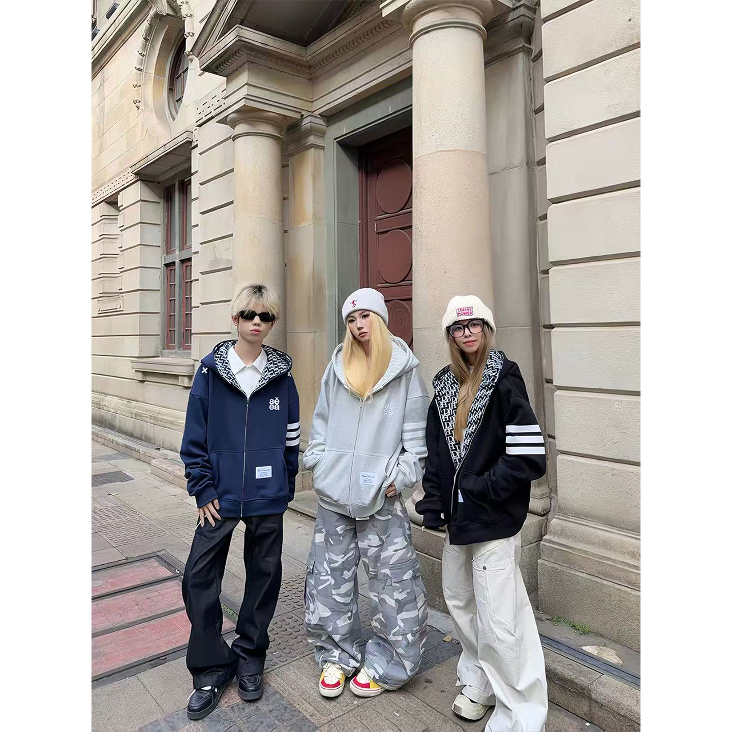 2026新款开衫拉链外套hiphop国潮