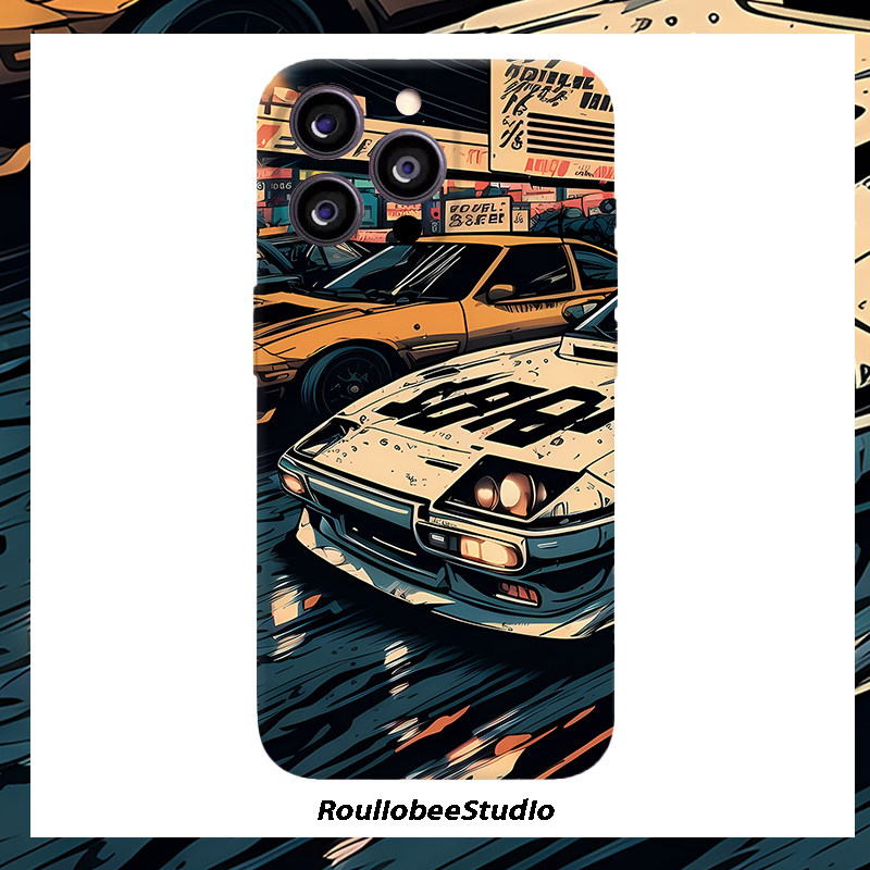 侠盗猎车适用苹果17菲林手机壳iPhone16Promax新款华为pura80小众OPPO全包reno14红米note15pro防摔vivos30