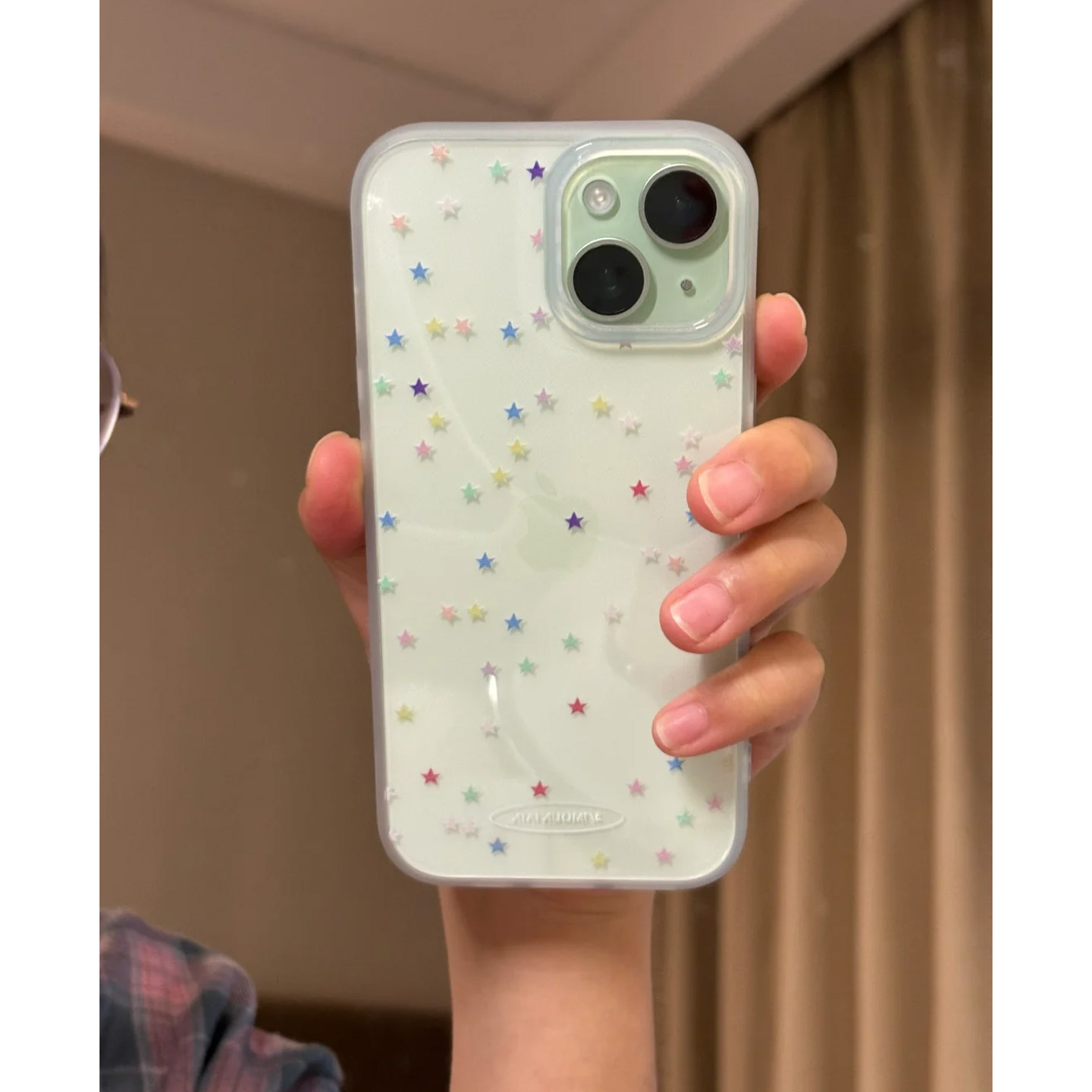 ins小众彩色满屏星星适用苹果16promax手机壳iPhone15软壳13xr磨砂保护套11/12Pro软壳xsmax高级感xr男女潮款