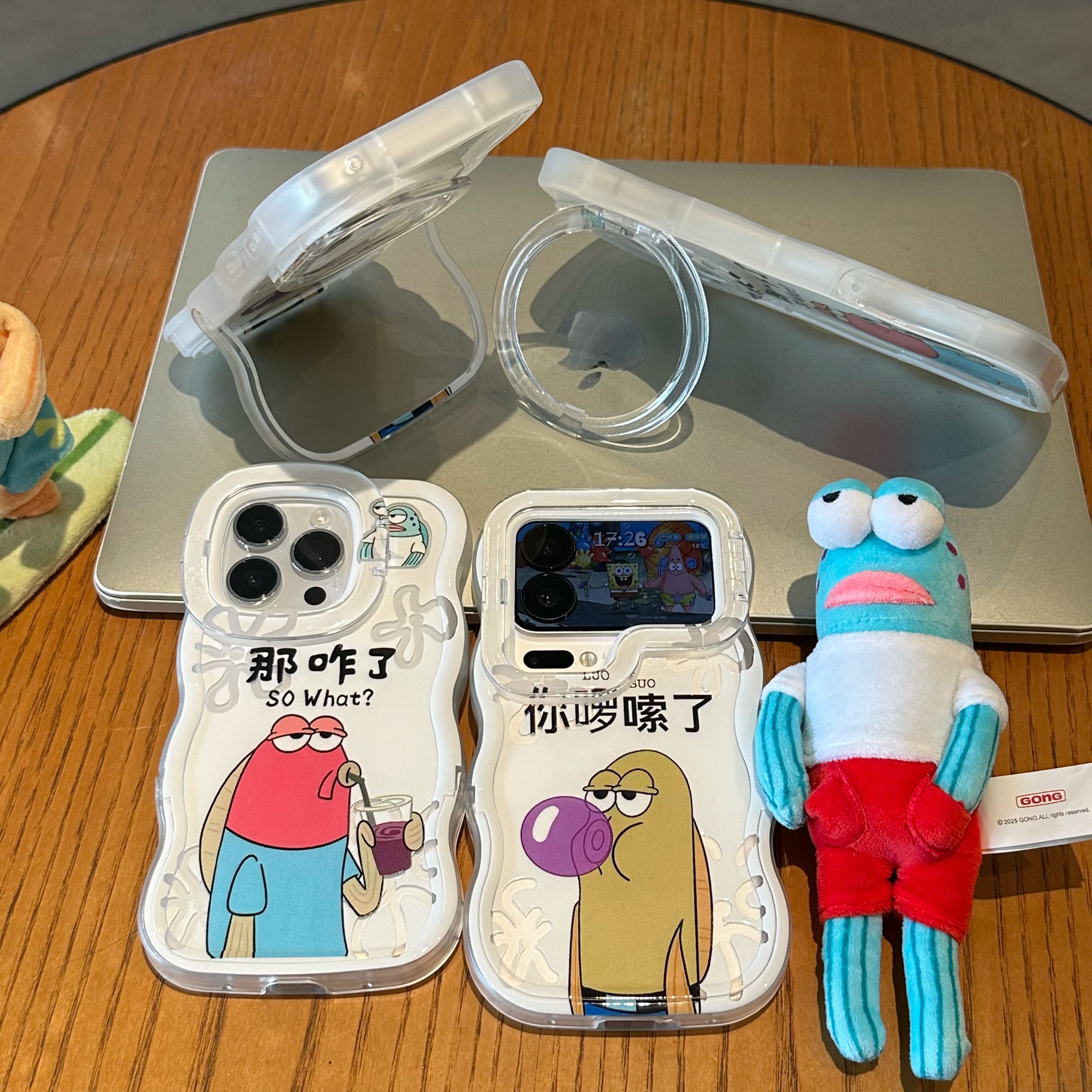 那咋了路人鱼适用苹果17promax新款iPhone16手机壳华为pura90板凳双支架mate80pro荣耀400潮vivo软OPPO小米15