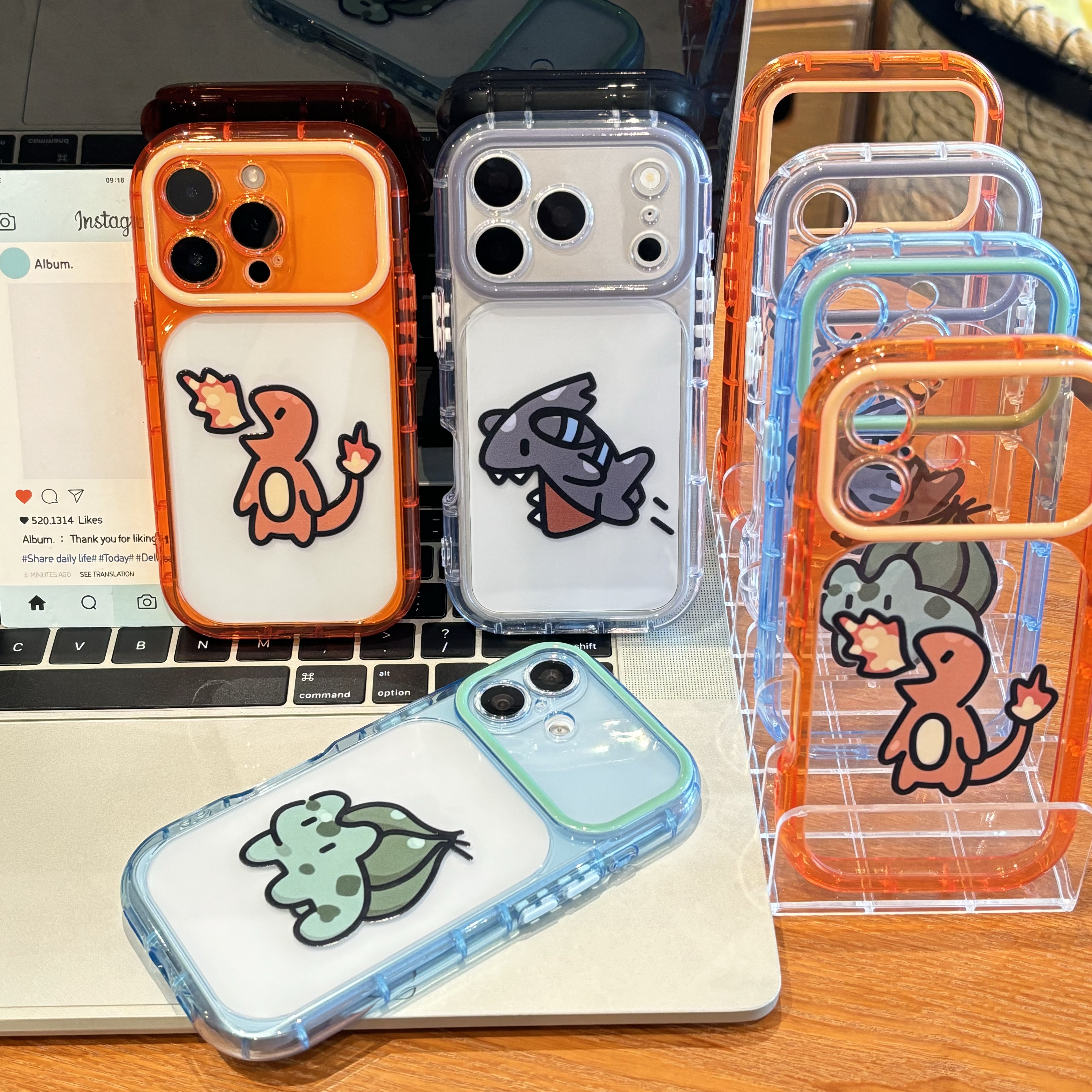 ins可爱卡通小火龙适用苹果17promax手机壳iPhone16/15新款14创意13华为PURA90vivo小米17红米K80oppo保护套