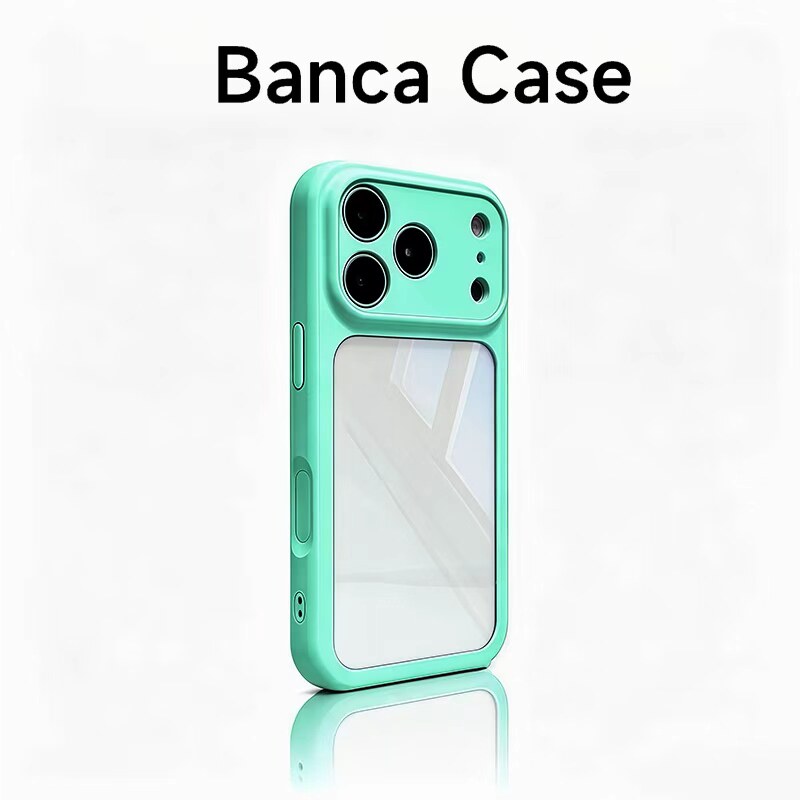 糖果色大视窗秒变18Pro适用iphone17promax手机壳包相机键16plus亲肤磨砂14软壳15Pro苹果13可放小卡12手机壳