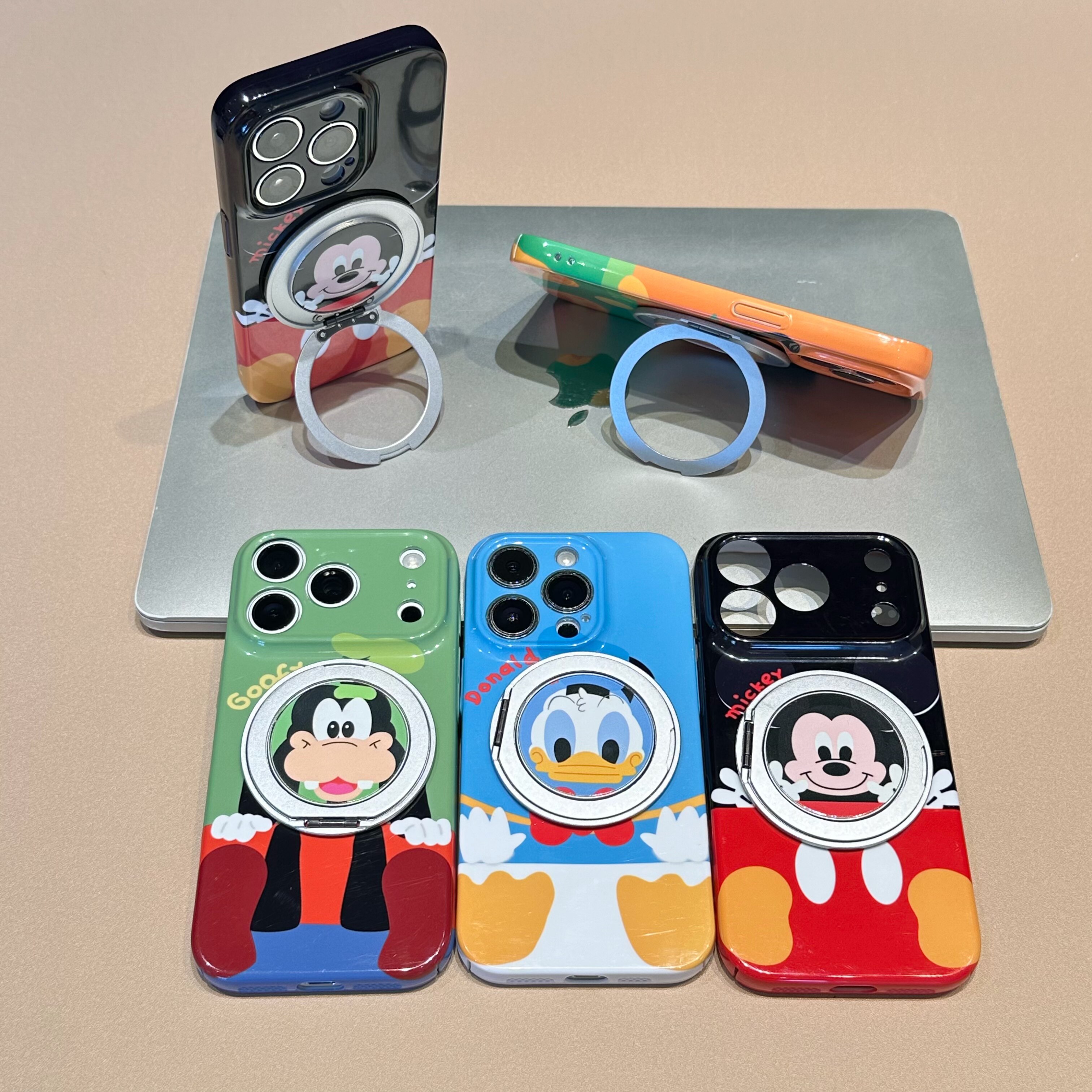 韩系红白拼接米奇头像适用苹果17promax手机壳iphone16/15新款小米14华为mate80pro创意Pura90菲林opporeno13
