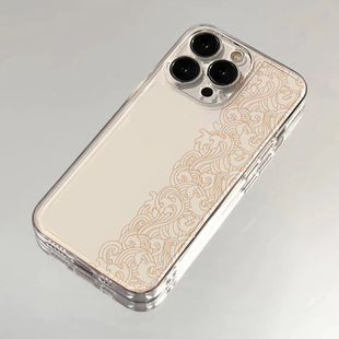 国潮祥云纹适用苹果16手机壳iphone15promax华为p70防摔vivos19卡通opporeno12小米14荣耀200红米K70保护套13