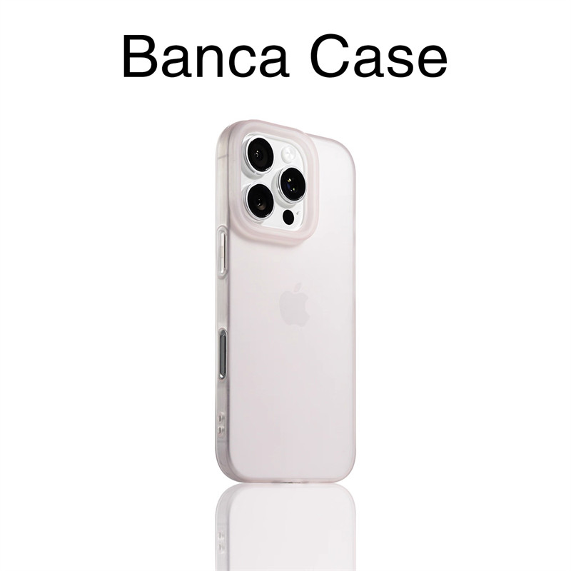 ins超薄冰息透粉适用iPhone16手机壳苹果15promax简约16pro半透高级感14磨砂保护套13软壳16新款个性男女12