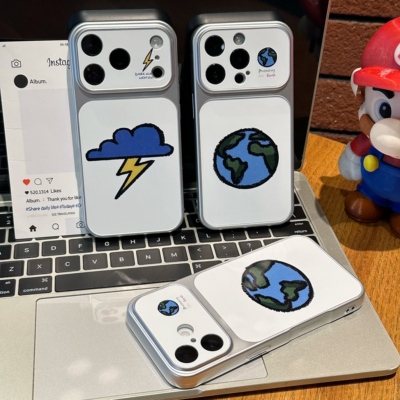 小乌云闪电世界适用苹果17手机壳iPhone16/15/14promax新款13华为pura90秒变大视窗reno15小米17红米vivoS50