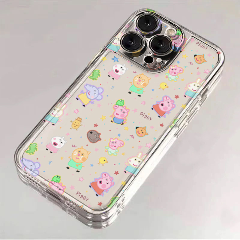小猪佩奇新款手机壳适用于华为荣耀小米17OPPOvivoiPhone16手机壳iPhone14pro防摔苹果15promax透明苹果13/12