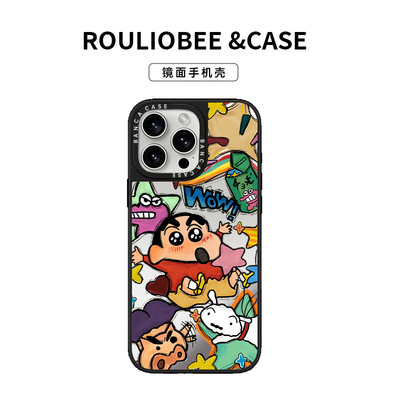 全机型wow蜡笔小新镜面硅胶软壳