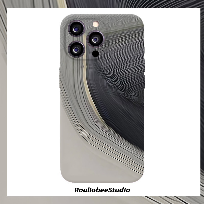 简约层线手机壳适用小米17promax设计感15pro红米k80创意note14个性70小众13高级感60新款12防摔50/11/90/10s