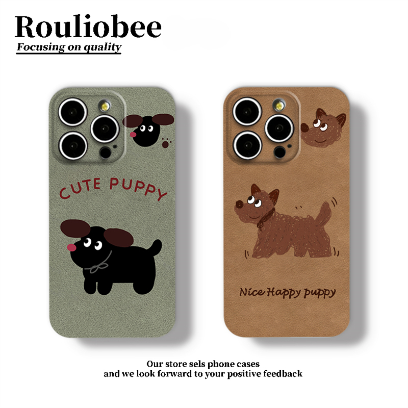 全机型秋冬美德拉小狗菲林手机壳