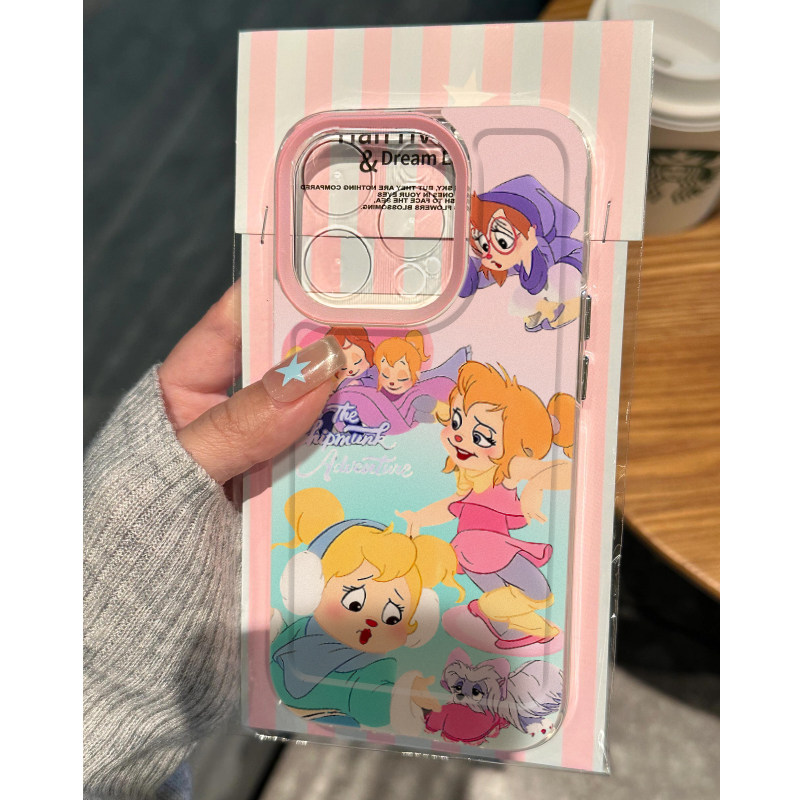 卡通动漫花栗鼠女孩适用苹果13手机壳iphone14/15红米k70华为p60潮nova8荣耀90防摔vivox70oppoa93小米保护套