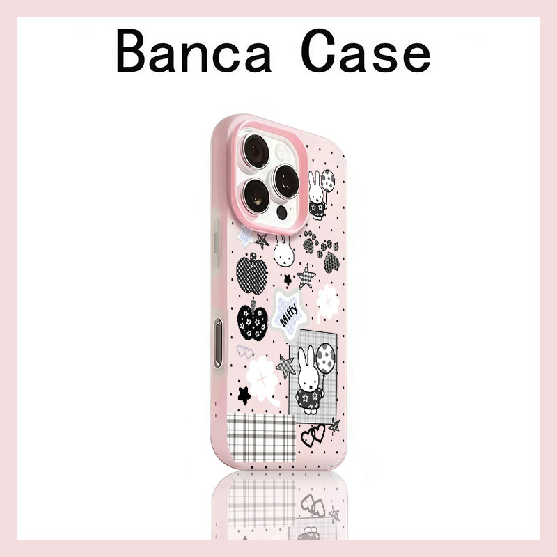 古早风米菲适用苹果17promax手机壳iPhone16果冻二合一15简约14个性保护套13/12/11肤感磨砂防摔air男女款max