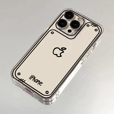 全机型硅胶软壳二次元手绘线条