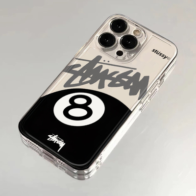 全机型硅胶软壳潮牌签名台球黑八