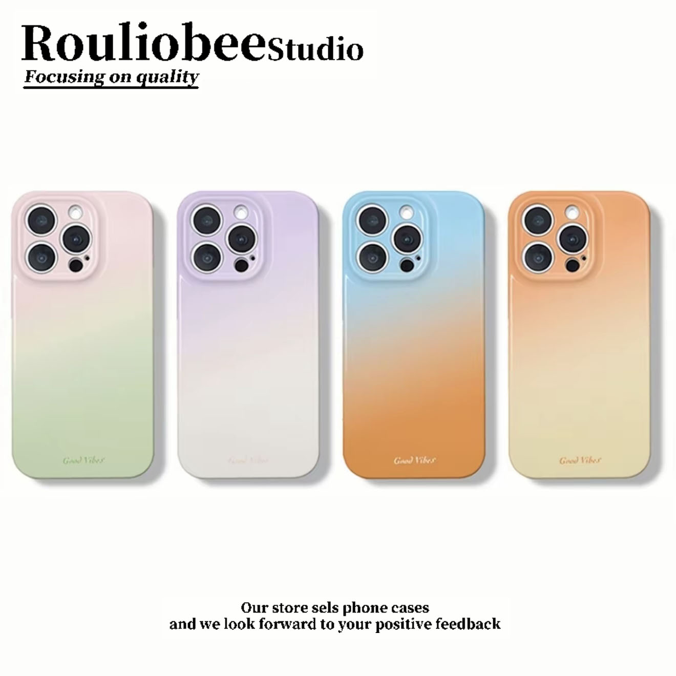 日韩ins渐变色适用苹果17PROMAX手机壳iPhone16E菲林华为PURA80简约NOVA15创意VIVOS50防摔OPPO情侣MATE60PRO