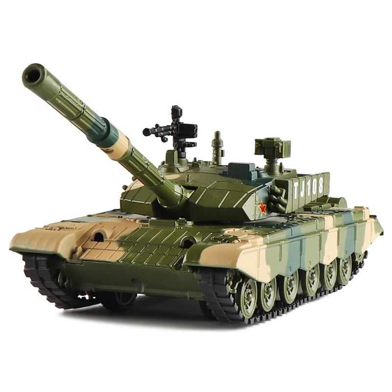 仿真合金属T99主战坦克装甲车军事战车军车汽车模型儿童玩具礼物