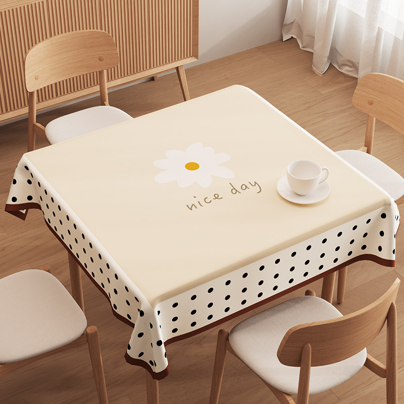 方桌桌布简约小清新桌布防水防油防烫免洗方形台布pvc方几餐桌垫,居家布艺,桌布,淘宝优惠券,粉丝福利购,淘宝优惠卷