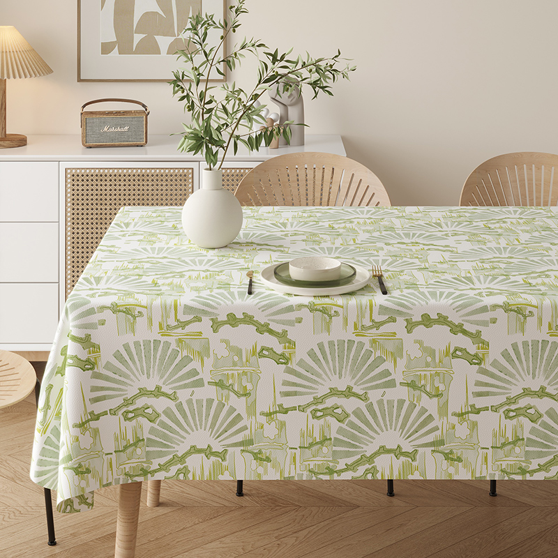 小清新桌布防水防油防烫免洗