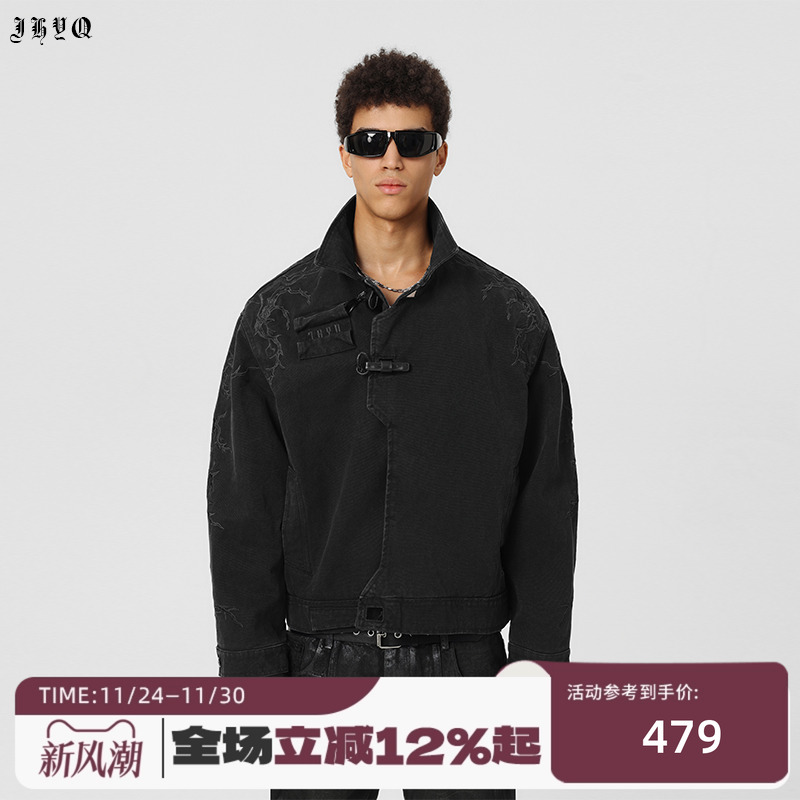 美式重磅高密16A帆布夹克