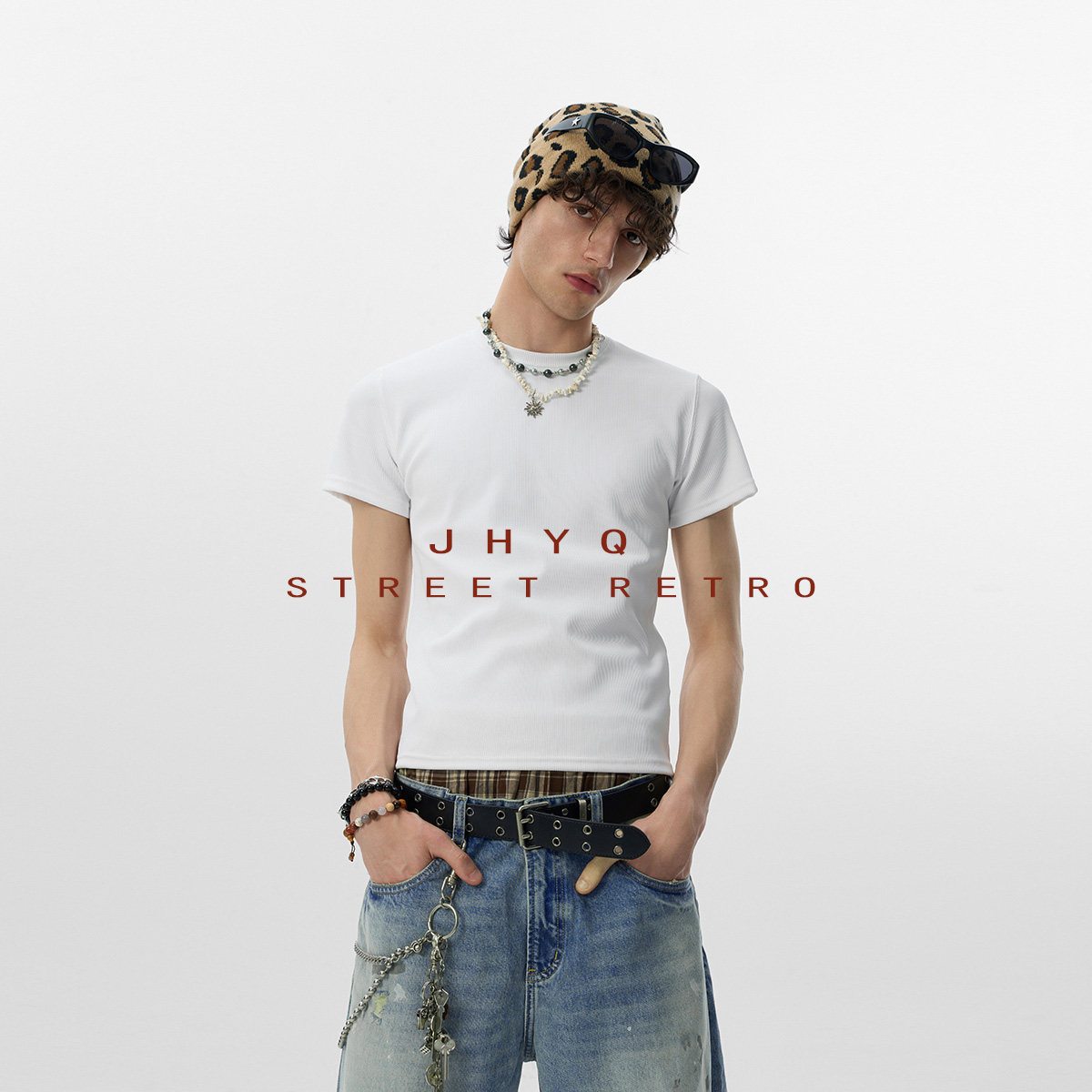 高弹力型男口粮！JHYQ健身正肩短袖T恤男打底杉夏速干休闲塑身衣